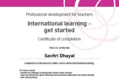 British Council certificate - International Learning - get started