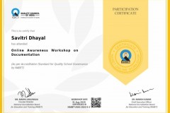 NABET Certificate - Documentation