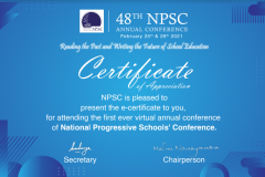 NPSC Certificate