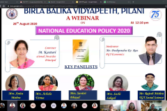 Webinar on NEP 2020