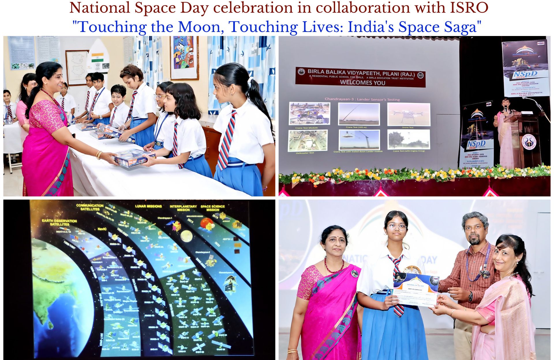 Birla Balika Vidyapeeth, Pilani Celebrates National Space Day on August